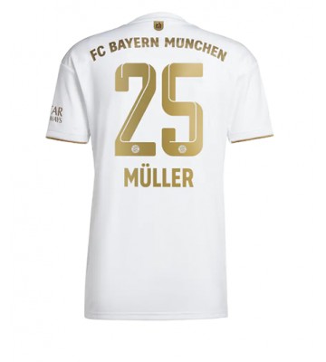 Bayern Munich Thomas Muller #25 Bortedrakt 2022-23 Kortermet